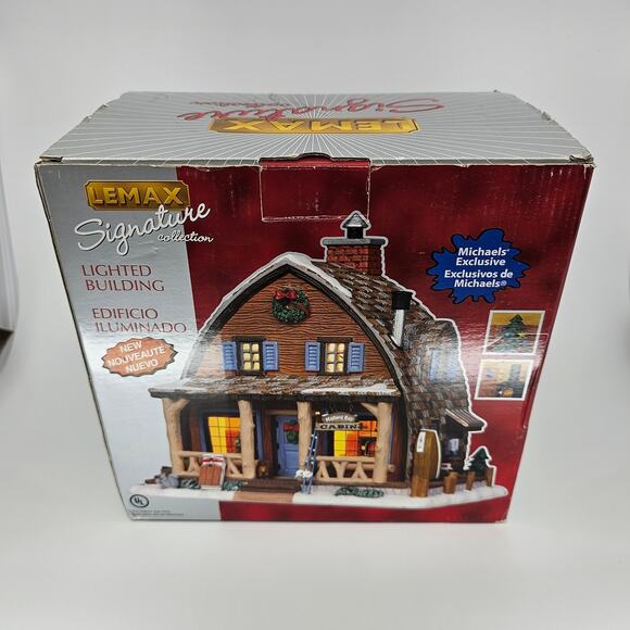 Lemax 15216 Lighted Mallard Bay Cabin 2011 Christmas Village in Box Tested - Picture 12 of 12